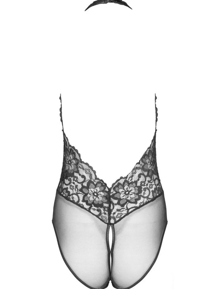Alle Bodys^Escora LAST PIECE Spitze Ouvert Body SELMA von Größe 42 schwarz