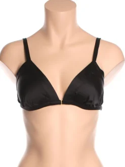 Alle Bhs^Marjolaine LAST PIECE Triangel BH FIDJI schwarz Größe DE 40 von mit Seide schwarz bunt oder komplett schwarz