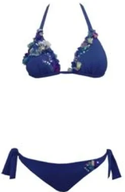 Badeanzug & Bikini^Exilia LAST PIECE Triangel-Bikini HONOLULU von Mare Größe 36 abend-blau (mittelblau)
