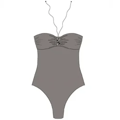 Badeanzug & Bikini^Triumph LAST PIECE HIGH FASHION Badeanzug Größe 40C schwarz