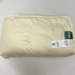 Naturhaardecken^f.a.n. Frankenstolz LAST SIZE f.a.n. Schafwolle Vierjahreszeitendecke DERBY 40° waschbar 135x200 cm creme-weiß (natur)