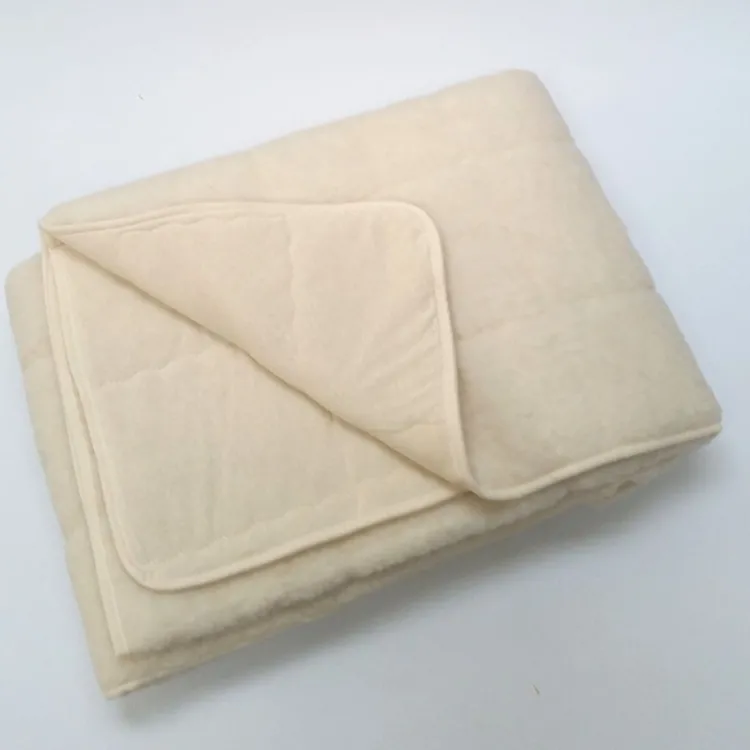 Unterbetten^f.a.n. Frankenstolz LAST SIZE natur-f.a.n. Schafwolle LAMMFLOR UNTERBETT Matratzenauflage 180x200 cm woll-weiß