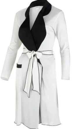 Morgenmantel Kurz|Morgenmantel Mit Seide^Gattina LAST SIZE Seidenkimono kurz Wirkseide INTERLAKEN Größe 46 100% Seide