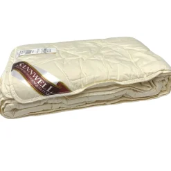 Naturhaardecken|Sommerdecken^f.a.n. Frankenstolz LAST SIZE Sommerdecke dünn mit Schafwolle von Sannwell 135x200 cm beige