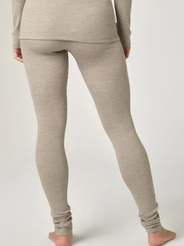 Leggings|Wolle-Seide Leggings^comazo | earth Leggings 2716 Baumwolle Wolle Seide comazo|earth beige oder jeans meliert