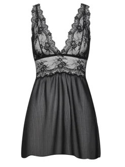 Alle Negligés^Cadolle Lingerie Kleid GRACE schwarz von Schwarz mit Spitze