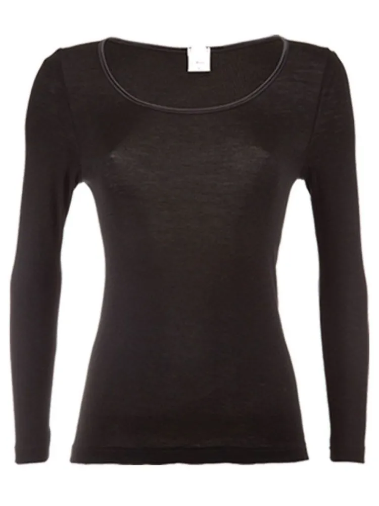 Wolle-Seide Shirts|Langarm^Artimaglia Merino Seide LANGARM SHIRT Rundhals von