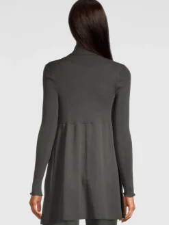 Lounge-Wear|Strickjacken & -Mäntel^Oscalito Merino Wolle-Seide CARDIGAN Strickjacke von