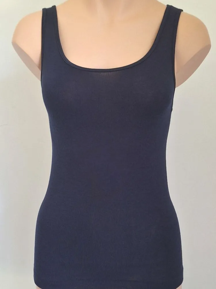 Wolle-Seide Tops|Camisole (Breite Träger)^Artimaglia Merinowolle-Seide CAMISOLE TOP von