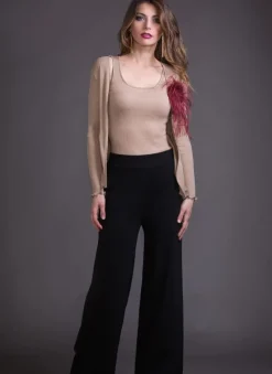 Wolle-Seide Tops|Camisole (Breite Träger)^Artimaglia Merinowolle-Seide CAMISOLE TOP gerippt von
