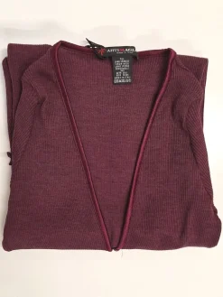 Lounge-Wear|Strickjacken & -Mäntel^Artimaglia Merinowolle-Seide CARDIGAN gerippt von