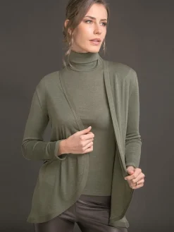 Strickjacken & -Mäntel|Hausmantel (Warm)^Artimaglia Merinowolle-Seide CARDIGAN Strickjacke von