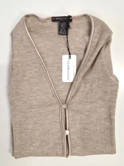 Lounge-Wear|Strickjacken & -Mäntel^Artimaglia Merinowolle-Seide CARDIGAN gerippt von