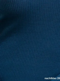 Shirt Mit Spitze|Wolle-Seide Shirts^Artimaglia Merinowolle-Seide LANGARM SHIRT gerippt von blau oder rot