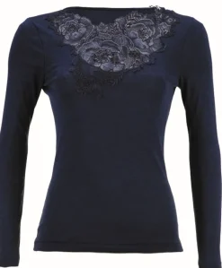 Shirt Mit Spitze|Wolle-Seide Shirts^Artimaglia Merinowolle-Seide LANGARM SHIRT mit Spitze von