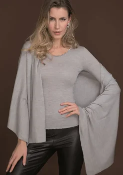 Tücher|Lounge-Wear^Artimaglia Merinowolle-Seide STOLA Schultertuch von