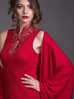 Tücher|Lounge-Wear^Artimaglia Merinowolle-Seide STOLA Schultertuch von