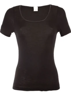 Wolle-Seide Tops|T-Shirt^Artimaglia Merinowolle-Seide T-SHIRT glatt von