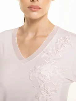 Edle Nachthemden^Verdiani Modal Pyjama ZITA von zartrosa