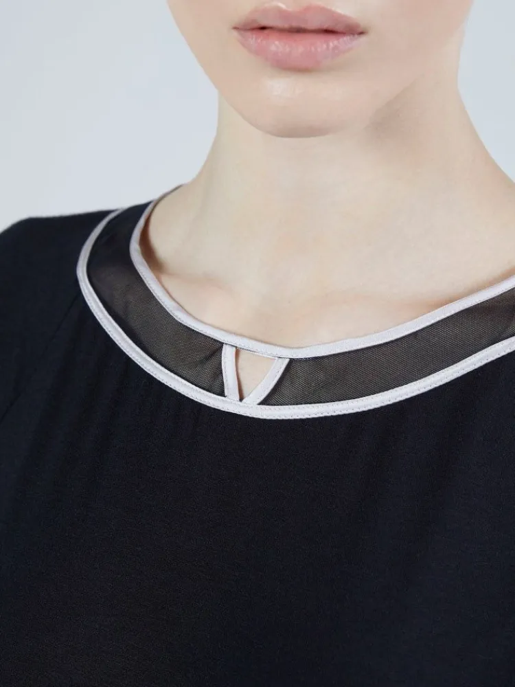 Feine Pyjamas^Verdiani Modal Schlafanzug WKND No. 2 schwarz-puder von schwarz mit puder