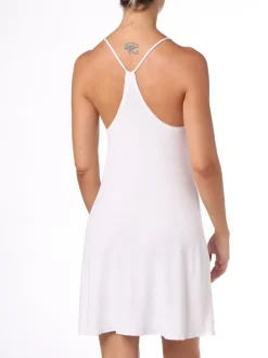 Edle Nachthemden|Kurze Unterkleider^IMEC Nachthemd CAROLA weiß Modal-Baumwolle von weiß mit Spitze