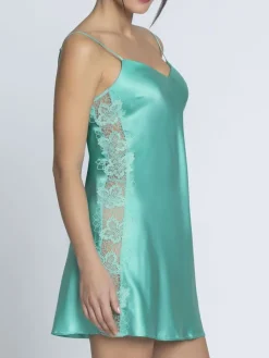 Alle Negligés|Seidenneglige^Lise Charmel Negligé PRINCESSE IRIS mit Seide von aqua