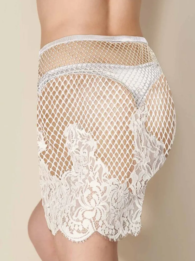 Unterröcke^Escora Netz-Rock VALENTINA von schwarz oder weiss