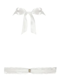 Sexy Kleinigkeiten|Alle Bhs^Cadolle Offener Triangel-BH GEISHA SG mit Schmuck-Kristallen von elfenbein oder schwarz
