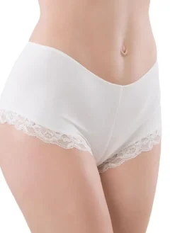 Alle Slips^Cotton Club Panty Microfaser Spitze XENIA basic von Rubino
