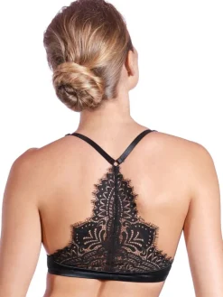 Alle Bhs^Prelude Push Up BH mit Spitzenrücken BLACK SWAN von Milano rot und schwarz