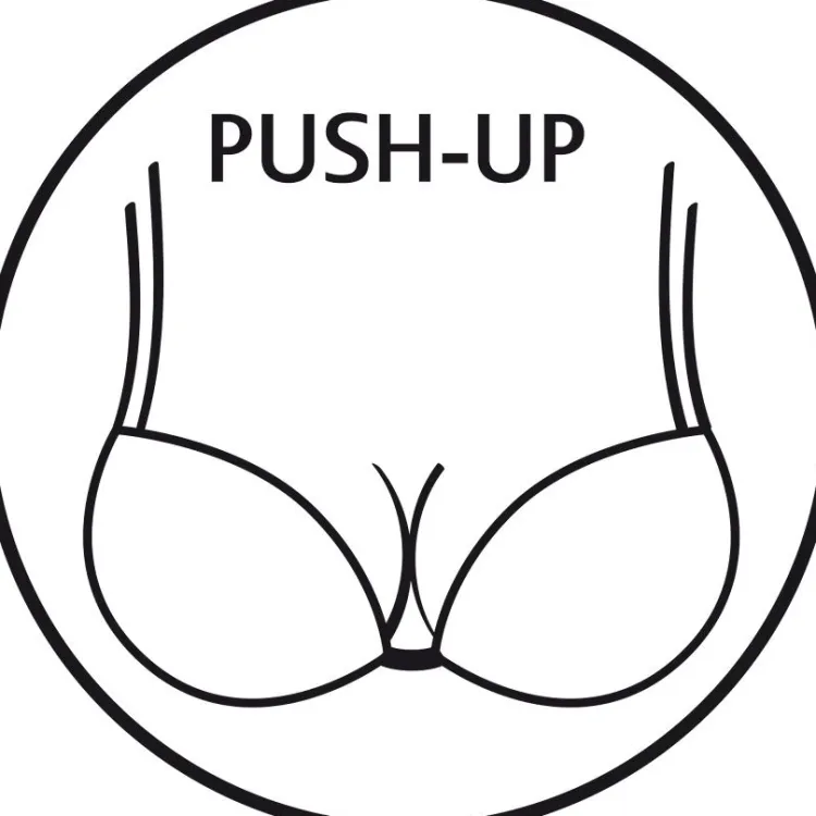 Alle Bhs^Triumph Push-Up BH CURVES FOREVER von schwarz oder Plum Fusion (pink)
