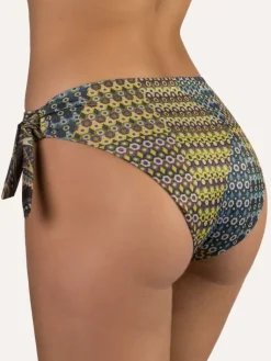 Badeanzug & Bikini^Cotton Club Push-Up Bikini METALLIC grün-bunt von Mare blau grün metallic