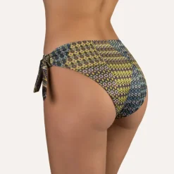 Badeanzug & Bikini^Cotton Club Push-Up Bikini METALLIC grün-bunt von Mare blau grün metallic