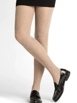 Strumpfhosen^Bleuforu00eat Ripp-Strumpfhose mit Kaschmir und Seide von Bleuforêt