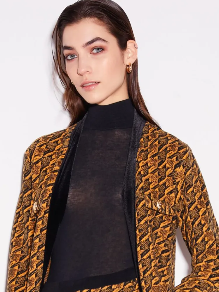 Lounge-Wear^Chiara Fiorini Rollkragenshirt VISCOSEMIX fein von mit Kaschmir