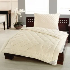 Naturhaardecken|Winterdecken^Sannwald Duo-Winterdecke Kamelhaar KAIRO waschbar creme-weiß (natur)