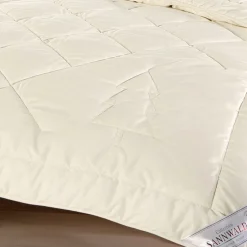 Naturhaardecken|Medium Bettdecken^Sannwald Steppdecke mittelwarm ALPENTRAUM Schafwolle mit Zirbe creme-weiß (natur)