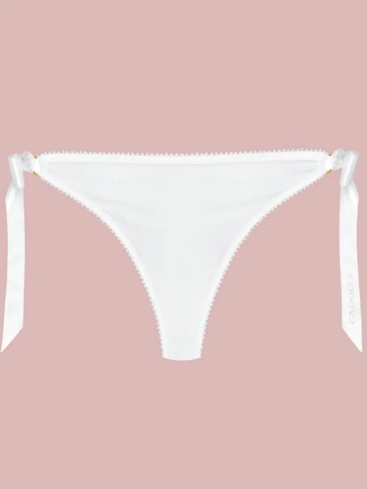Sexy Kleinigkeiten|Alle Slips^Cadolle Satin Culotte GEISHA mit Schleifen von