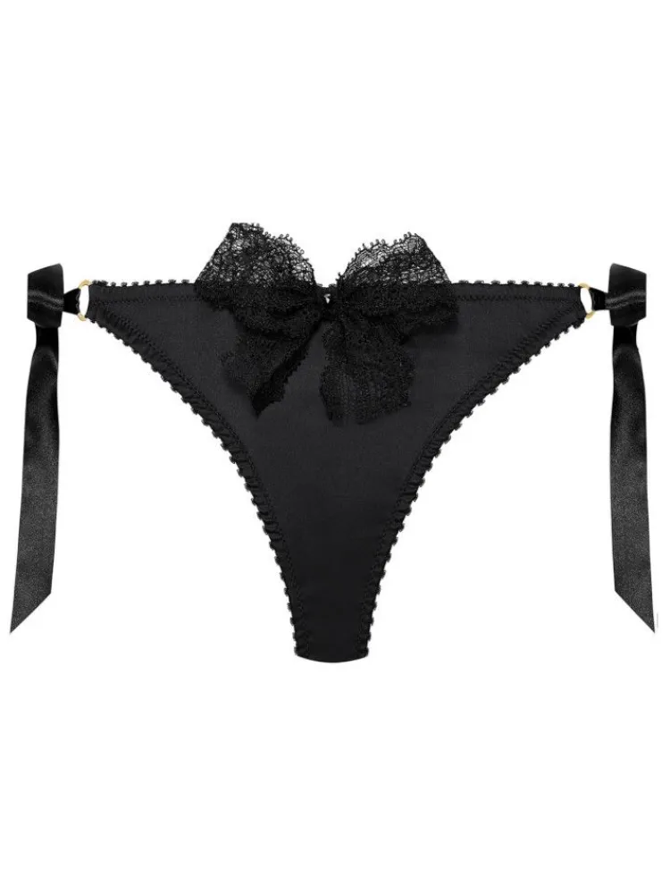 Sexy Kleinigkeiten|Alle Slips^Cadolle Satin Culotte GEISHA uni mit Schleifen von