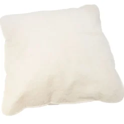 Naturhaarkissen^f.a.n. Frankenstolz Schafwolle LAMMFLOR KOPFKISSEN oder Nackenrolle von natur-f.a.n. creme / natur
