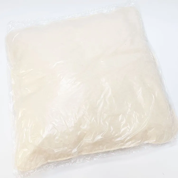 Naturhaarkissen^f.a.n. Frankenstolz Schafwolle LAMMFLOR KOPFKISSEN oder Nackenrolle von natur-f.a.n. creme / natur