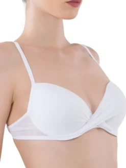 Alle Bhs^Cotton Club Schalen-BH DILETTA Microtüll von Rubino