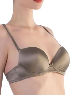 Alle Bhs^Cotton Club Schalen-BH mit Seide PREGIATO uni von Seta Superior