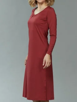 Seiden Basics|Seide Sleepshirt^Kokon Zwo Seide & Bio-Baumwolle LANGARM NACHTHEMD von
