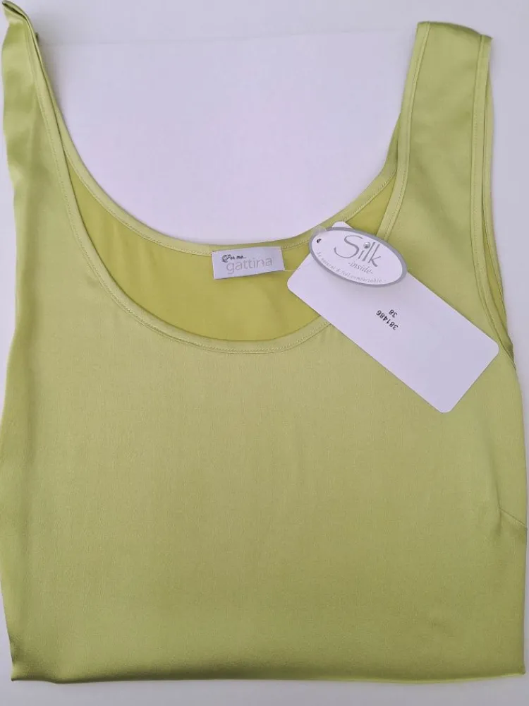 Camisole (Breite Träger)|Alle Lingerie Tops^Gattina Seide Camisole Top SEDUZIONE DI SETA Satin von