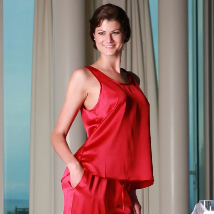 Camisole (Breite Träger)|Alle Lingerie Tops^Gattina Seide Camisole Top SEDUZIONE DI SETA Satin von