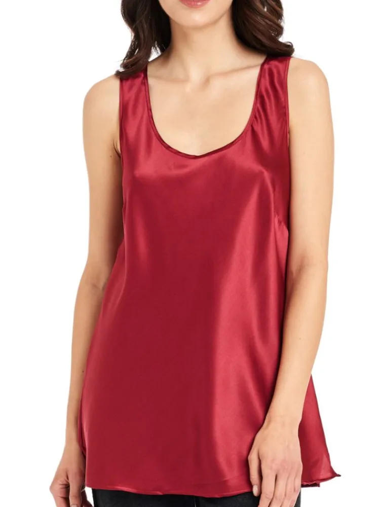 Camisole (Breite Träger)|Alle Lingerie Tops^Gattina Seide Camisole Top SEDUZIONE DI SETA elegant von
