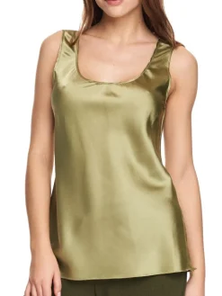 Camisole (Breite Träger)|Alle Lingerie Tops^Gattina Seide Camisole Top SEDUZIONE DI SETA uni von