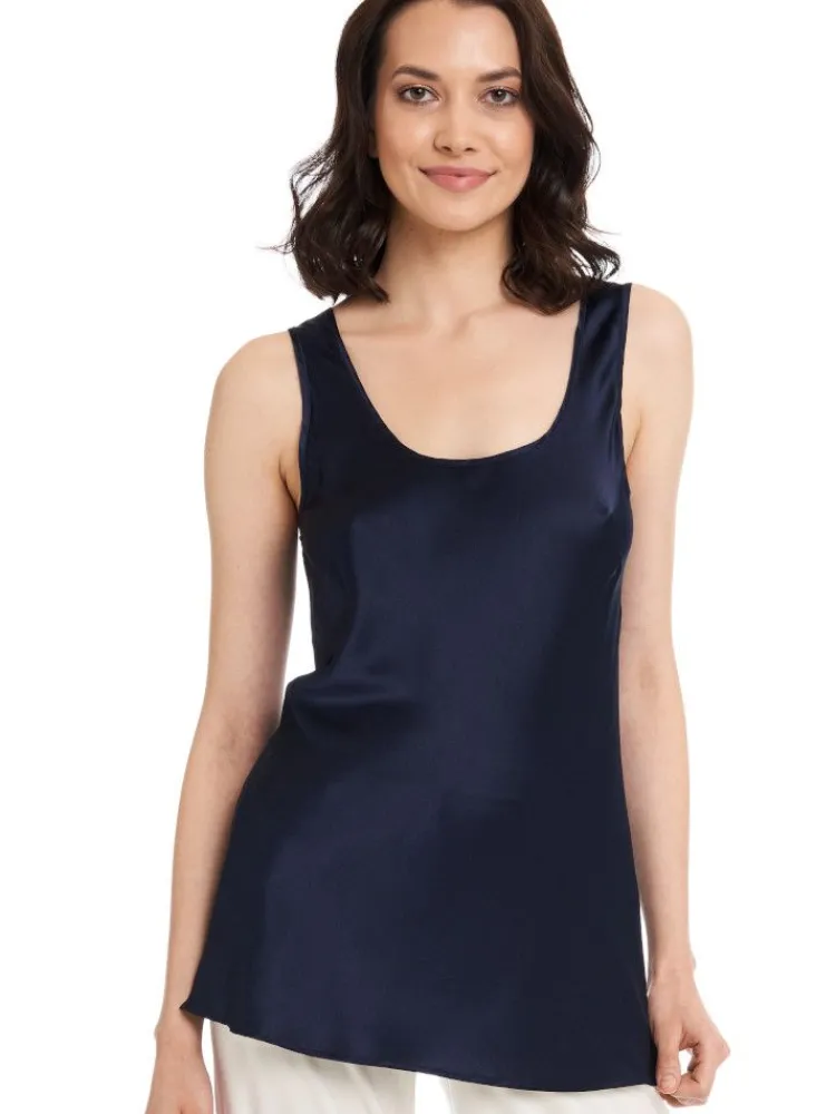 Camisole (Breite Träger)|Alle Lingerie Tops^Gattina Seide Camisole Top SEDUZIONE DI SETA einfarbig