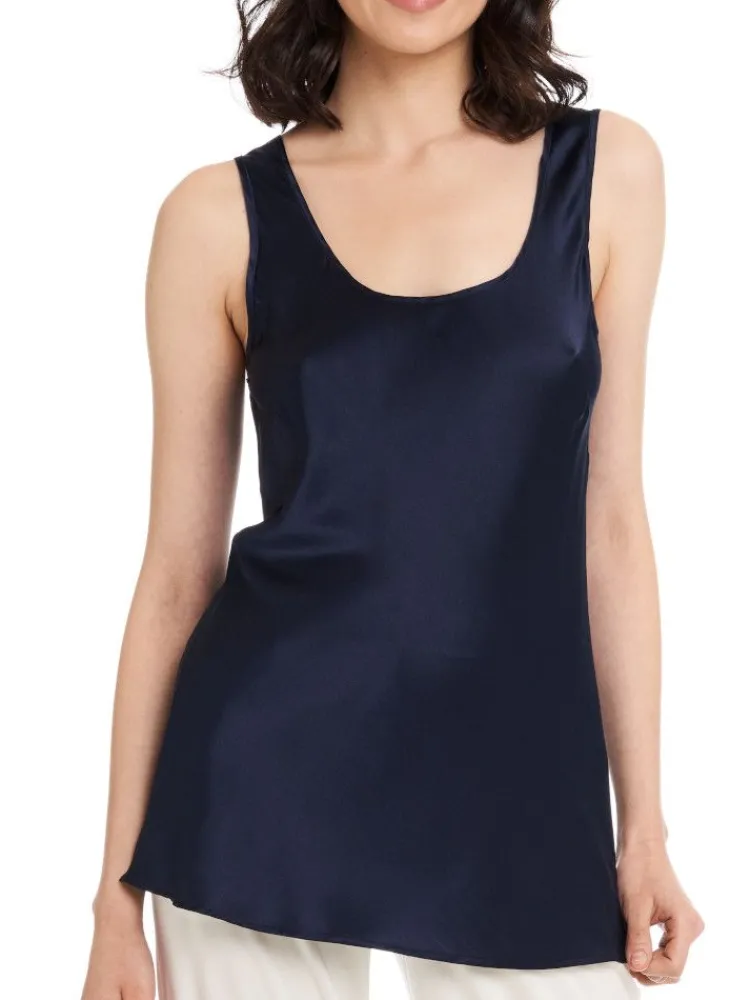 Camisole (Breite Träger)|Alle Lingerie Tops^Gattina Seide Camisole Top SEDUZIONE DI SETA einfarbig
